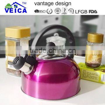 2016 China Export 2.5L Stainless Stell Whistle Induction Teapot photo-2