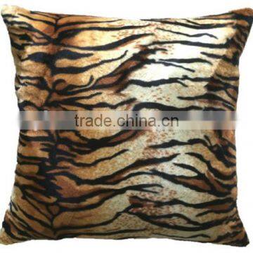 Promotion Gift Brown Zebra Pattern Back Support Pillow Relax Cushion