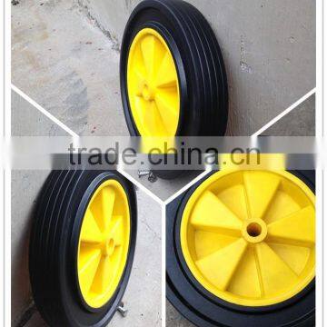 12"x2" solid rubber wheel for wheel barrow