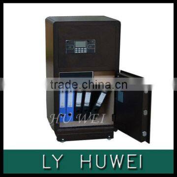 Huwei modern design full steel electronic double doors safe box