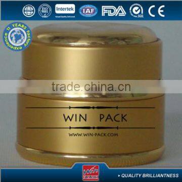 Golden Aluminum Lotion Bottle With Inner Side Plastic Bottle,shiny Gold Color Rim photo-6