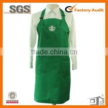 cotton customized embroidery cafe waiter apron