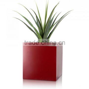 popular fiber glass red different sizes pots and planters