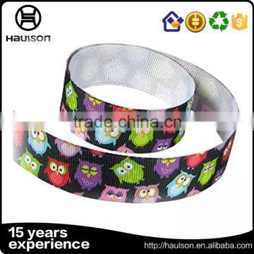 best price high quality grosgrain brand name printed ribbon