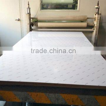 White Color Imported Korea LG PET Membrane Laminated Mdf .hdf Board photo-3