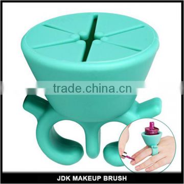 Silicone nail polish holder nail polish holder ring, nail beauty tool