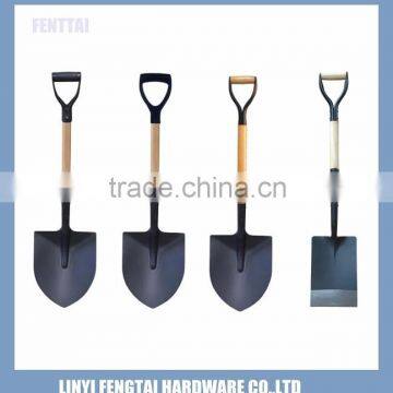 Agriculture Use Shovel With Short Wooden Handle