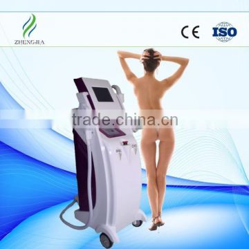 best selling newest 3 in 1 beauty machine E-light+RF+ND-yag laser hair removal equipment