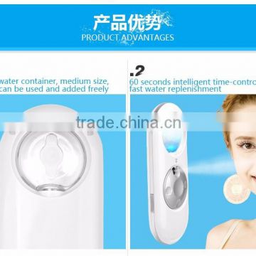 Rechargeable nano face mist spray acne spot treatment device handy mist sprayer