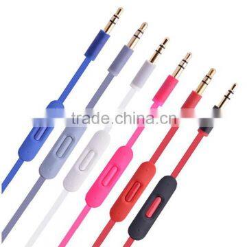 New Replacement Audio Cables For Beats Headphone Studio 2.0 Solo 2 Mixr With Mic For IPhone photo-2