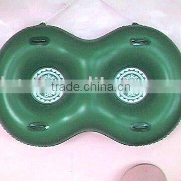 2 persons inflatable snow tube