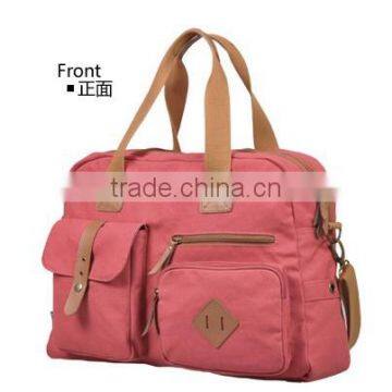 2013 canvas &multi pockets travel bag