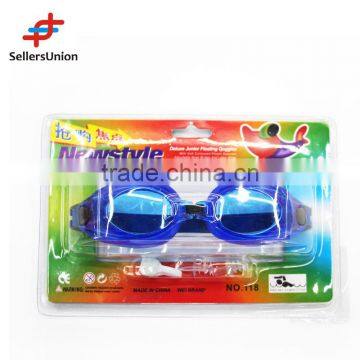 Best quality anti-fog diving goggle swimming glasses with pvc bag 10015182