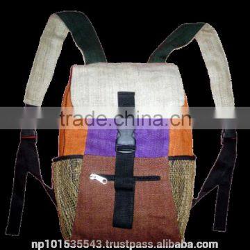 Hemp Backpack bags/ Handmade Hemp bags/ Hemp Fashion Bags