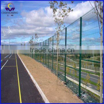 Real Factory powder coated 3d wire mesh fencing for playground