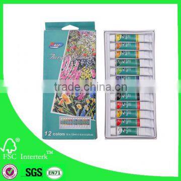 12ML Color acrylic paints set made in china