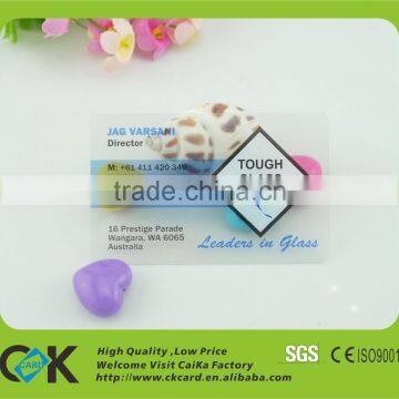 Offset Printing Plastic Transparent Business Card Or Visiting Card CR80 Size photo-4