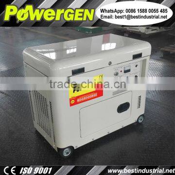 With Remote Starter and Cooling Fan!!! POWERGEN 50Hz/60Hz Single Phase Silent Diesel Generator 6KW photo-4