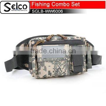 China Wholesale Canvas Waterproof Waist Belt Fishing Tackle Lure Bags