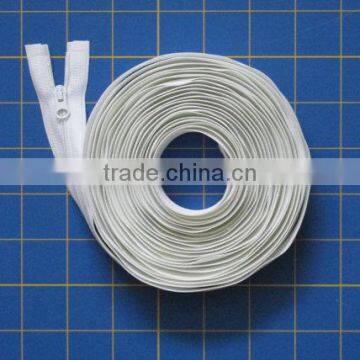 235" White Zipper Extra Long nylon zipper