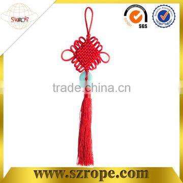 Chinese knot tassel with jade