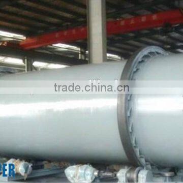 Rotary dryer for the limestone feeding from the conveyer