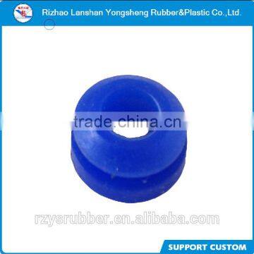 custom made blue color soft silicone sleeve seal wear coil