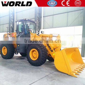 Joystick control ZL50G mini 5ton wheel loader prices