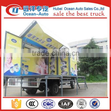 Dongfeng small truck mobile stage for road show