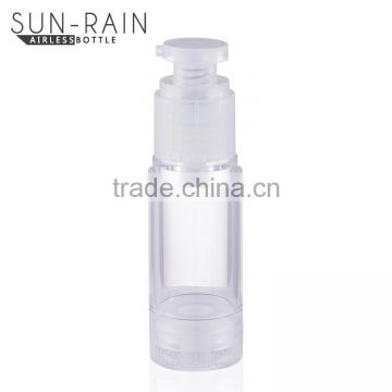 New design empty luxury cosmetics market latest airless bottle with 15ml