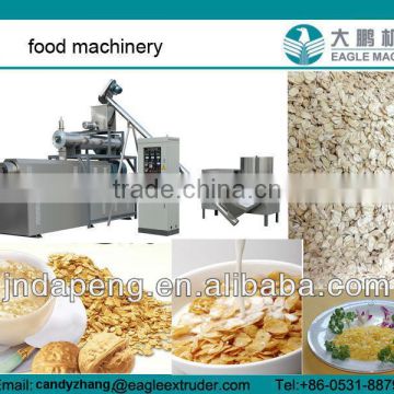 DP65 CE certificate Corn flakes production line, breakfast cereals snacks processing machine, making factory in china