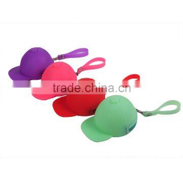 New arrival!!! Portable convenient durable silicone key purse with zipper