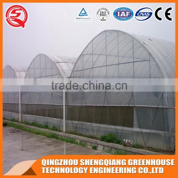 2017 aluminum profile plastic inflatable greenhouse tunnel for sale