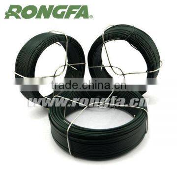 15meters 20meters 30meters Green Plastic Coated Garden Iron Wire photo-3