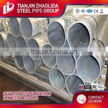 Q195 Q235 Q345 Material Welded Z60 Min Pre Galvanized Round Pipe / Tube for Fence Post photo-3