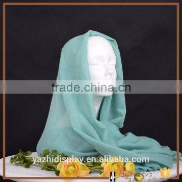 cheap fiberglass mannequin head for scarf display