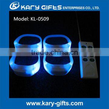 Concert Event Used Led Bracelet Activated Nylon Led Remote Wristbands photo-4