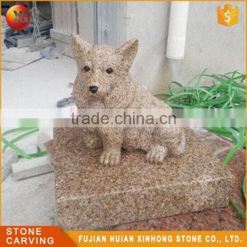 Hot Sale Hand Carve Granite Life Size Garden Dog Statue photo-6
