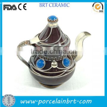 Hot sale ceramic indian teapot