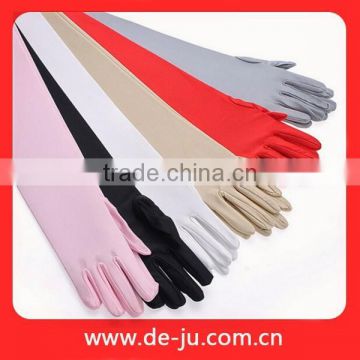 Colorful Decoration Gloves Cheap Bridal Gown With Sleeves