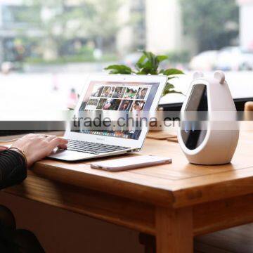 Simple Fashion Multi-functional Cute Bear Desk Clock With Mirror/LED Back Light/Bluetooth Speaker/Temperature Digital Clock photo-2