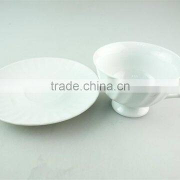 Cheap Wholesale Porcelain Coffee Tea Set Tableware Cup and Saucer photo-2