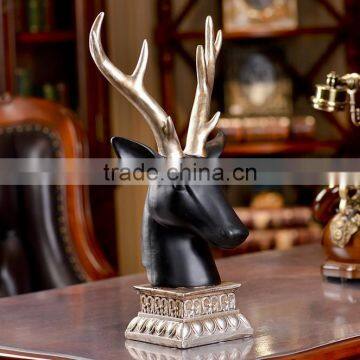 Resin Modern Carved Deer Head Decoration photo-2