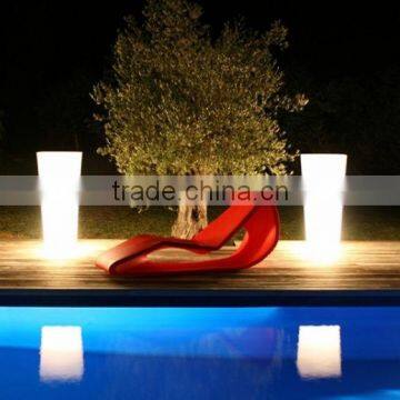 FO-9522 Tall Square LED LED Illuminate Flower Pot for decor