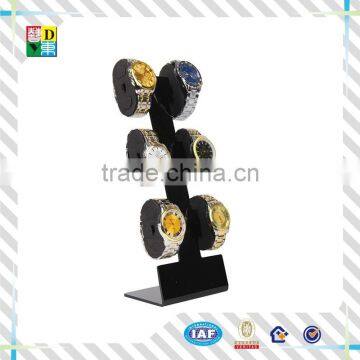 2015latest design acrylic watch display acrylic black watch display PMMA material acrylic clear display for watch