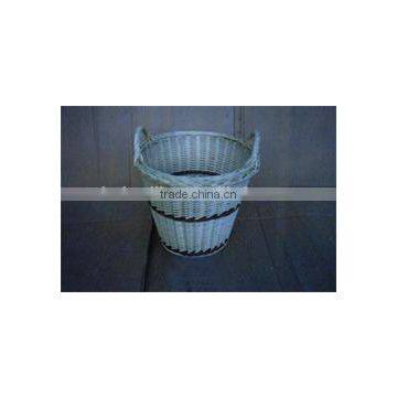 wicker craft round basket football laundry basket