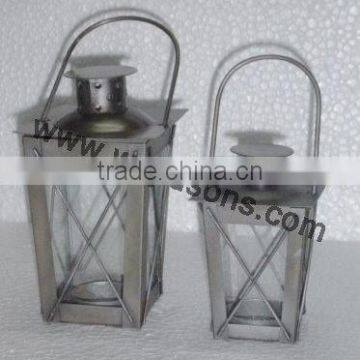 metal crown candle lantern