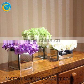 Clear Glass Candlestick Holders Glass Vase photo-2
