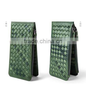 Sheepskin Woven Card Bag Ladies Multi Card Wallet Women Card Bag Clip photo-6