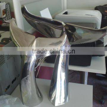 Outdoor Large Stainless Steel Maple Leaf Sculpture for Sale photo-3
